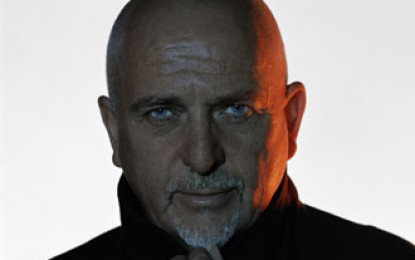 Peter Gabriel em novembro no Brasil.