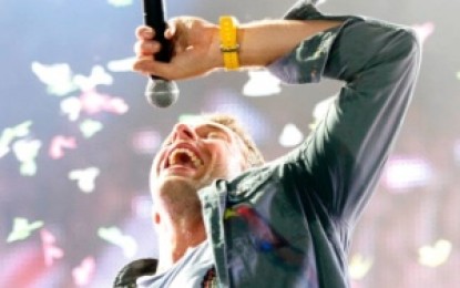Sangue do vocalista do Coldplay está à venda em discos, diz jornal